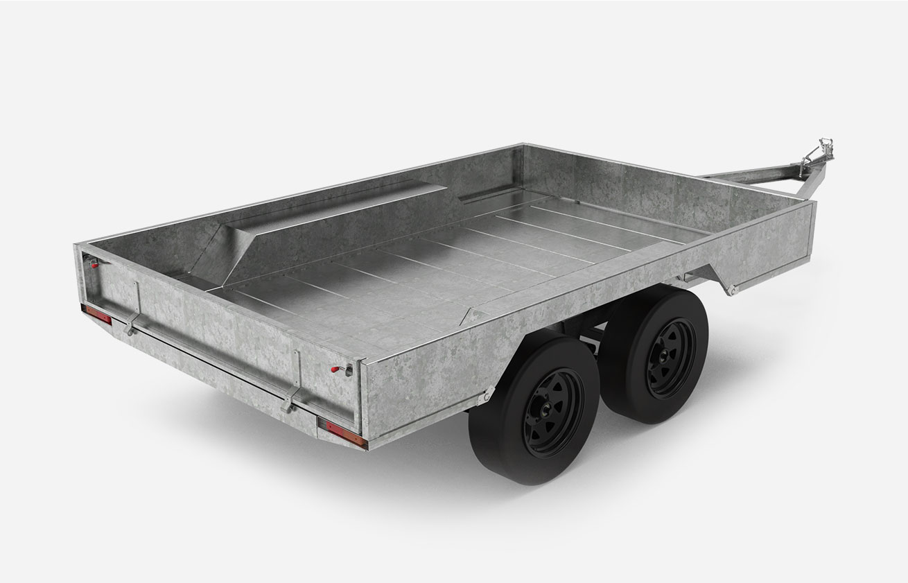 Box Trailer Wide Bed