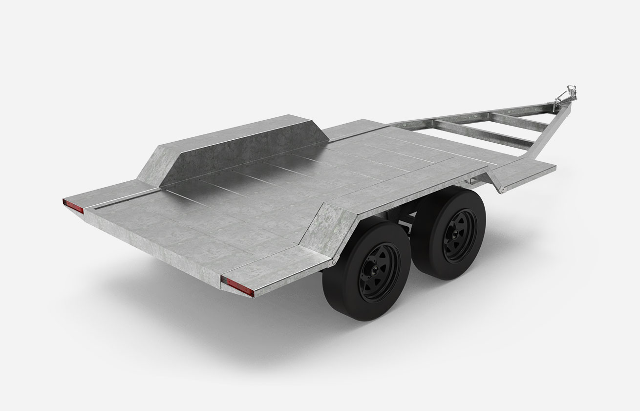 Flat Top Low Bed Trailer